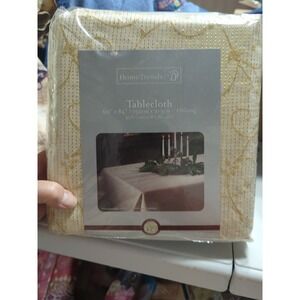 Vintage Home Trends Fabric Majestic Holiday Tablecloth Cotton 60"x 84" Oblong